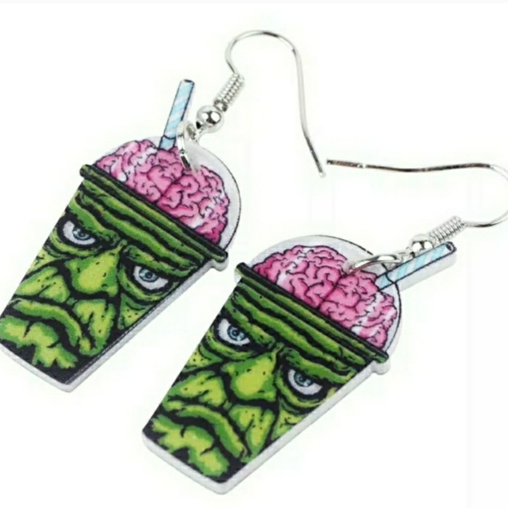 Spooky Brain Juice Earrings - Picture 3 of 4